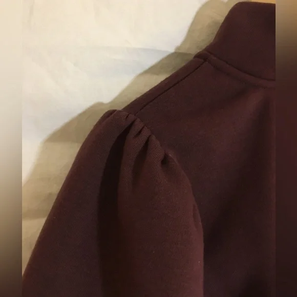 Balloon Sleeve Quarter Zip by Zsupply - Picture 3 of 5